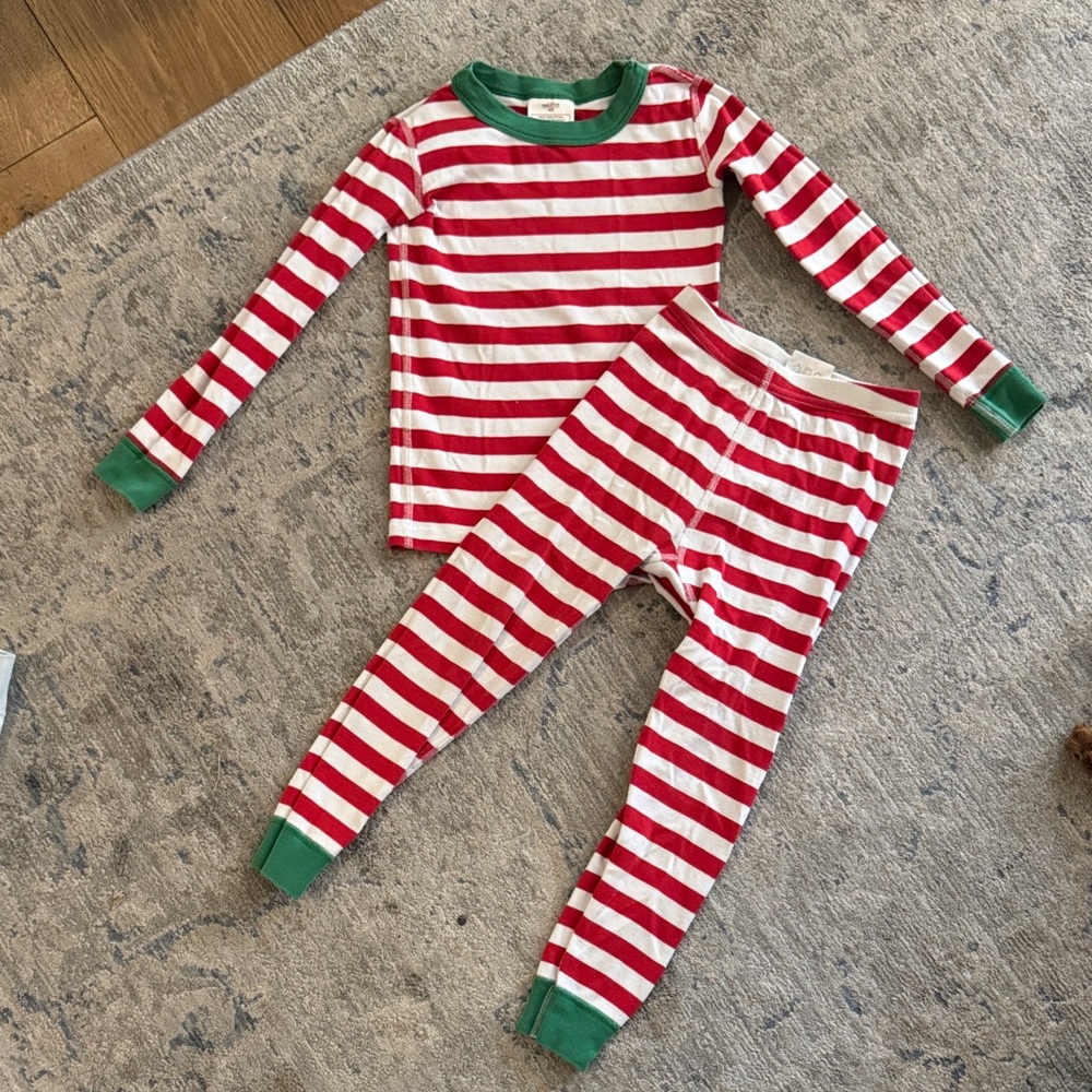 Hanna Andersson Festive Striped Pajama Set